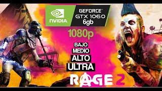 Rage 2 - GTX 1060 6gb + i7-8750H | Benchmark a 1080p | Laptop Gamer MSI GL63 | video a 60fps