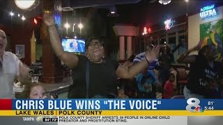 Chris Blue wins 'The Voice'