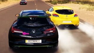 OPEL ASTRA OPC против RENAULT MEGAN RS - ГОРЯЧИЕ ХЕТЧИ в FORZA HORIZON 3