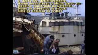 Navio Novos Mares - Afundado no Porto de Aveiro
