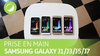 SAMSUNG GALAXY J1 J3 J5 J7 : Prise en main