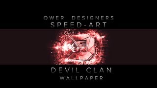 Devil-Clan Wallpaper - Speed-Art by QWER