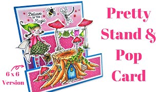 Pretty Stand & Pop Card 6 x 6 Version | Original Design