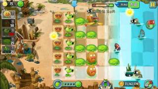 Растения против Зомби 2 (китайская версия 2.1.0) Big Wave Beach Day 5-6 (3 stars)