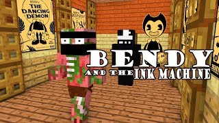 Monster School : BENDY AND THE INK MACHINE CHALLENGE - Minecraft Animation