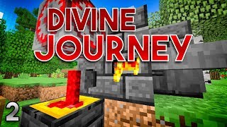 Divine Journey EP2 Tinkers Construct Smeltery Ore Doubling Automation