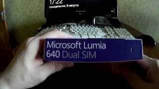 MICROSOFT LUMIA 640 DS распаковка