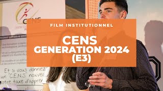 [FILM INSTITUTIONNEL] GÉNÉRATION 2024 - épisode 3 (avec le CENS)
