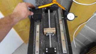 CNC EG assembling #1: cheking the Y axis rail parallelism