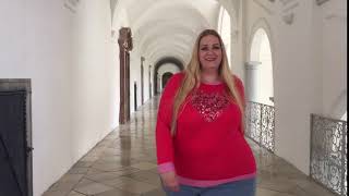 Plus size Model Claudia Floraunce slaying Ashley Stewart