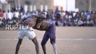 Sudanese fight club! Nuba wrestling attracts big crowds and rivals with football in popularity