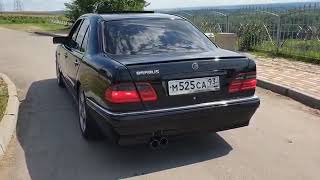 Выхлоп BRABUS на W210 ,  104 моторе.