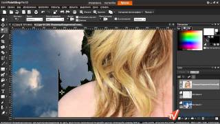 PaintShop Pro x4. Урок 14. Изменяем фон фотографии