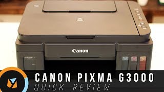 Canon Pixma G3000 Review