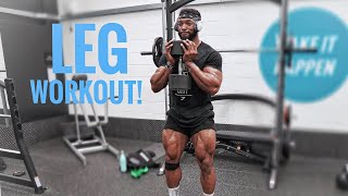 THE PERFECT LEG WORKOUT TO BUILD BIG STRONG LEGS | My Top Tips