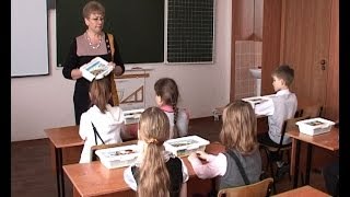 Занятие кружка «Робототехника», учащиеся 3-х классов