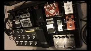 Line6 POD HD Pedal Board Combined with Analog Stomps