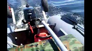 Лодочный мотор 3,5 л/с. 14 км/ч."MTR Marine" китай.