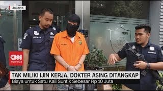 Tak Miliki Ijin Kerja, Dokter Asing Asal Tiongkok Ditangkap