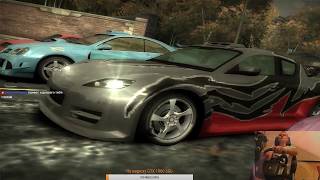 NFS most wanted на кокпите | руль Logitech G25 часть 3