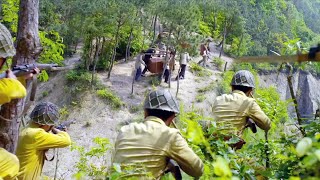 日軍派兵來搶金銀財寶！不料國軍隊長智慧過人，只用1招就保住了財寶和軍隊的安全