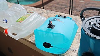 6 Camping Water Bag Storage Drop Test