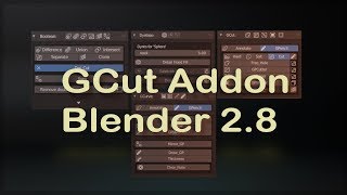 GCut Addon - Blender 2.8