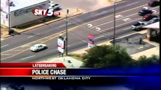 Watch police pursuit through NW Oklahoma City