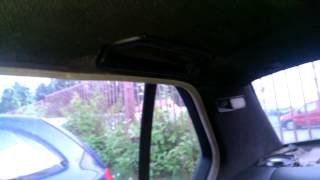 Черный потолок BMW e32 730i