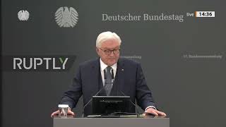 Moscow has 'responsibility' for Ukraine war threat - Steinmeier at re-election as German president
