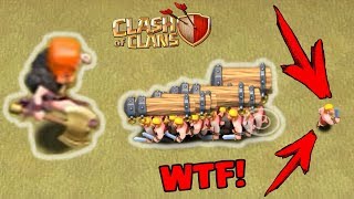 ГИГАНТСКАЯ ВАЛЬКИРИЯ! ВАРВАР ИСПУГАЛСЯ И УБЕЖАЛ! ЭПИЧНЫЙ VERSUS BATTLE CLASH OF CLANS