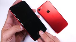 Want a BLACK screen on your RED iPhone 7?