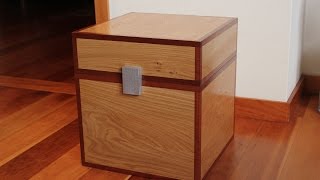 How to make your own Minecraft Chest in Real Wood - Kids Toys