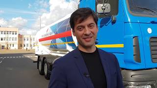 Будет ли электрический МАЗ? Грузовик Маз на сжиженном газе для перевозки метана