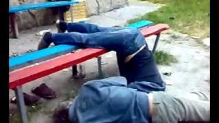 Они набухались, он обоссался!