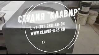 стол из бетона в ванную комнату