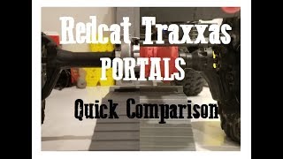 Redcat vs Traxxas Portal Axle ground clearance comparison