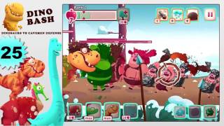 Dino Bash Dinosaurs vs Cavemen Defense EP 25 Level 75