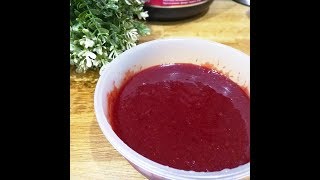 Клубничное пюре для капкейков и торта ВанильКлубника