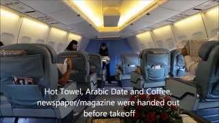 A rare glimpse into Saudi Arabian Airlines (Saudia) B747-400 Intercontinental Business Class