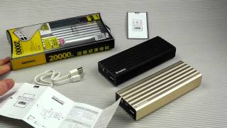 ОБЗОР: Супер-Мощный POWER BANK "REMAX" 20 000 mAh