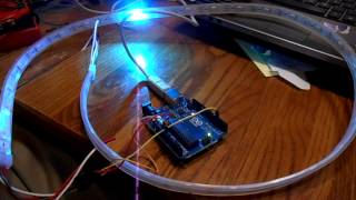 Neo-pixel 'Rope' Light driven by Arduino