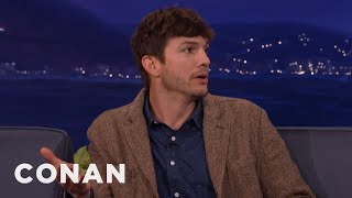 Ashton Kutcher Wanted To Name His New Baby Hawkeye  - CONAN on TBS