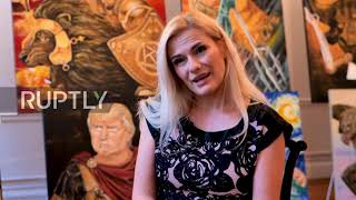 Pro-Trump painter stirring up NYC art scene with 'Trump: Parallel Universe' show