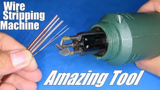 Wire stripping machine Review and Test | Amazing tool