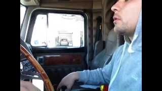 How to Drive a 18 Speed Big Rig Stick Peterbilt 379 Worked