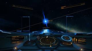 Elite Dangerous - Эффект линзы от нейтронной звезды