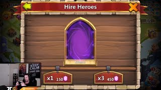 Amazing Hero Collector Rolling 20k Gems ONETIME Castle Clash