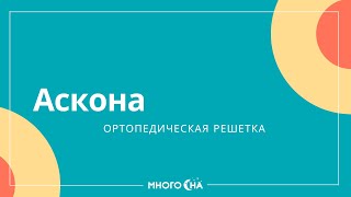 Аскона. Ортопедическая решетка, основание для матрасов. Обзор.