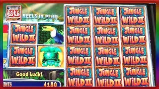 ** JACKPOT HANDPAY on CLASSIC WMS GAME ** JUNGLE WILD II ** SLOT LOVER **